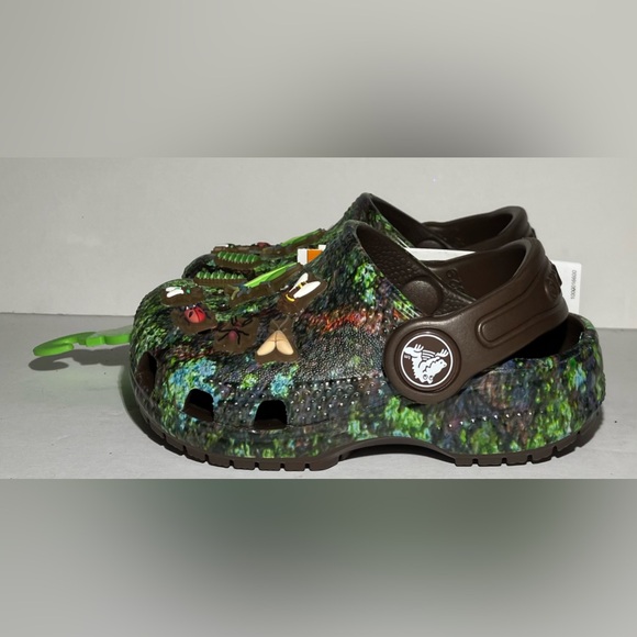 Crocs With Outdoor Bugs Clogs Inspired Moss Toddler C 5 *Brand New* - Picture 5 of 11